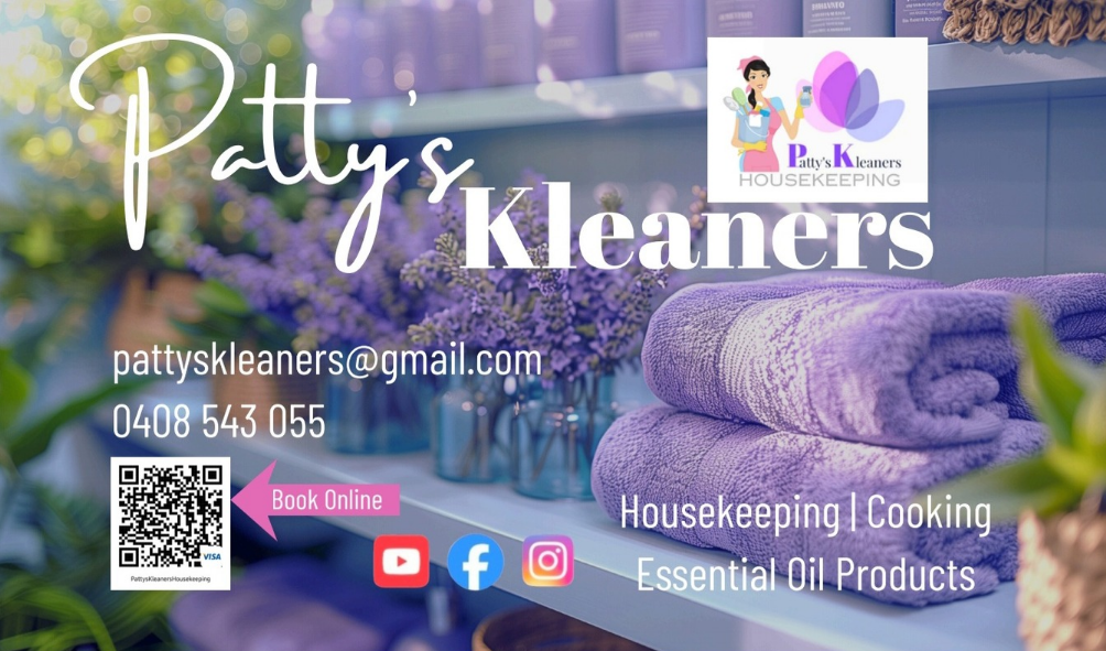 Patty’s Kleaners: Housekeeping & Homemade Essential-Oil Products in Perth
